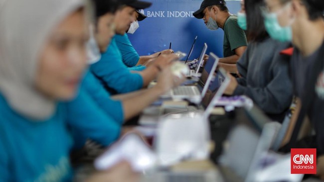 Penukaran uang baru lebaran yang dihelat Bank Indonesia (BI) di 4.264 titik sudah dibuka sejak 15 Maret 2024 hingga 7 April 2024.