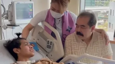 Terkabul, David Ozora Pegang Kumis Adam Suseno Suami Inul Daratista