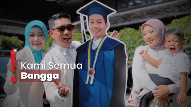 Ridwan Kamil Wakilkan Eril Wisuda di ITB, Tegaskan Hal Ini