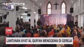 VIDEO: Lantunan Ayat Al Qur'an Menggema di Gereja