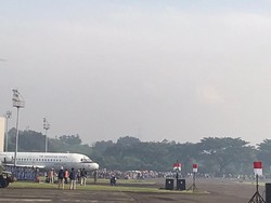 HUT TNI AU Ke-77, Warga Antusias Padati Lanud Halim Perdanakusuma