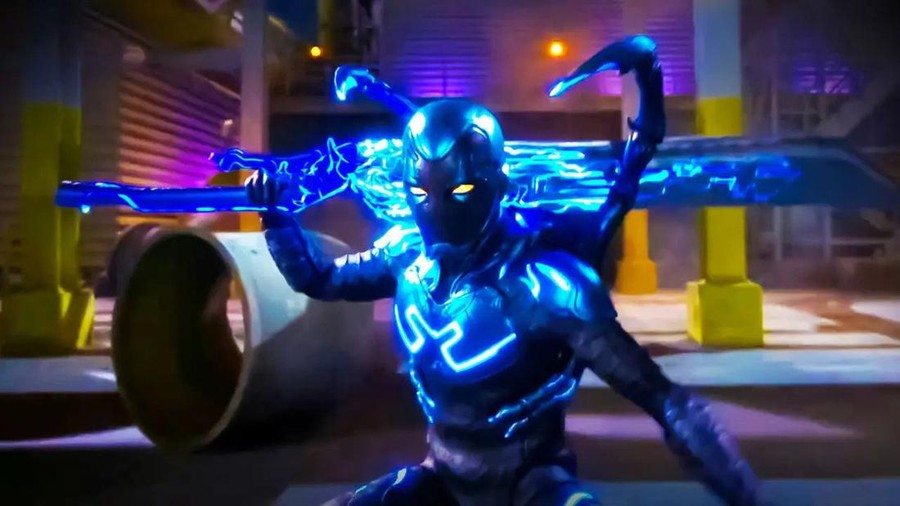 Blue Beetle Adegan dalam trailer Blue Beetle.