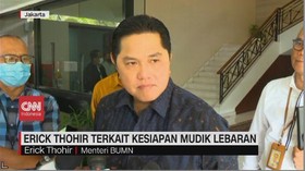 VIDEO: Erick Thohir Dorong Warga Mudik Pakai Transportasi Umum