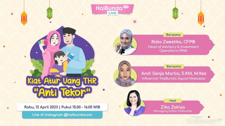 HaiBunda Live Kiat Atur Uang THR Anti Tekor HaiBunda Live Kiat Atur Uang THR Anti Tekor