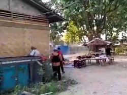 Polisi di Sumut Dilempari Batu Saat Gerebek Lapak Judi dan Narkoba
