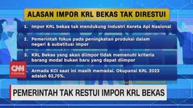 VIDEO: Alasan Pemerintah Tak Restui Impor KRL Bekas