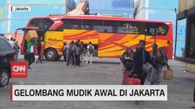 VIDEO: Gelombang Mudik Awal di Jakarta