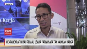 VIDEO: Menparekraf Imbau Pelaku Usaha Pariwisata Tak Naikin Harga