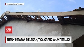 VIDEO: Bubuk Petasan Meledak, Tiga Orang Anak Terluka