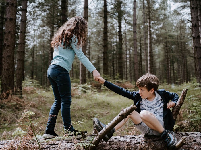 Ilustrasi adik dan kakak/Foto:Unsplash/ Annie Spratt