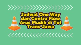 INFOGRAFIS: Jadwal One Way dan Contra Flow Arus Mudik di Tol TransJawa