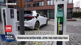 VIDEO: Pemanfaatan Baterai Mobil Listrik yang Habis Masa Pakai
