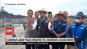 VIDEO: Ridwan Kamil Tinjau Kesiapan Tol Cisumdawu Jelang Mudik