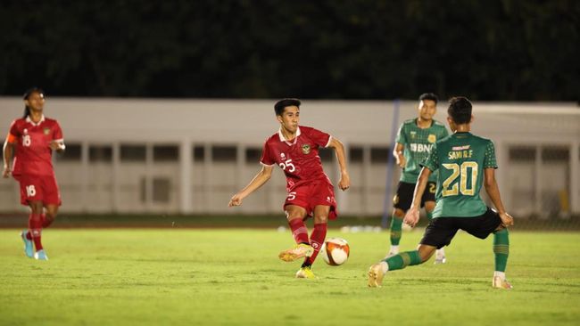 Timnas Indonesia U-22 Diimbangi Bhayangkara FC 1-1