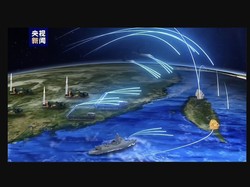 Heboh Video Simulasi China Invasi Taiwan dengan Hujan Rudal