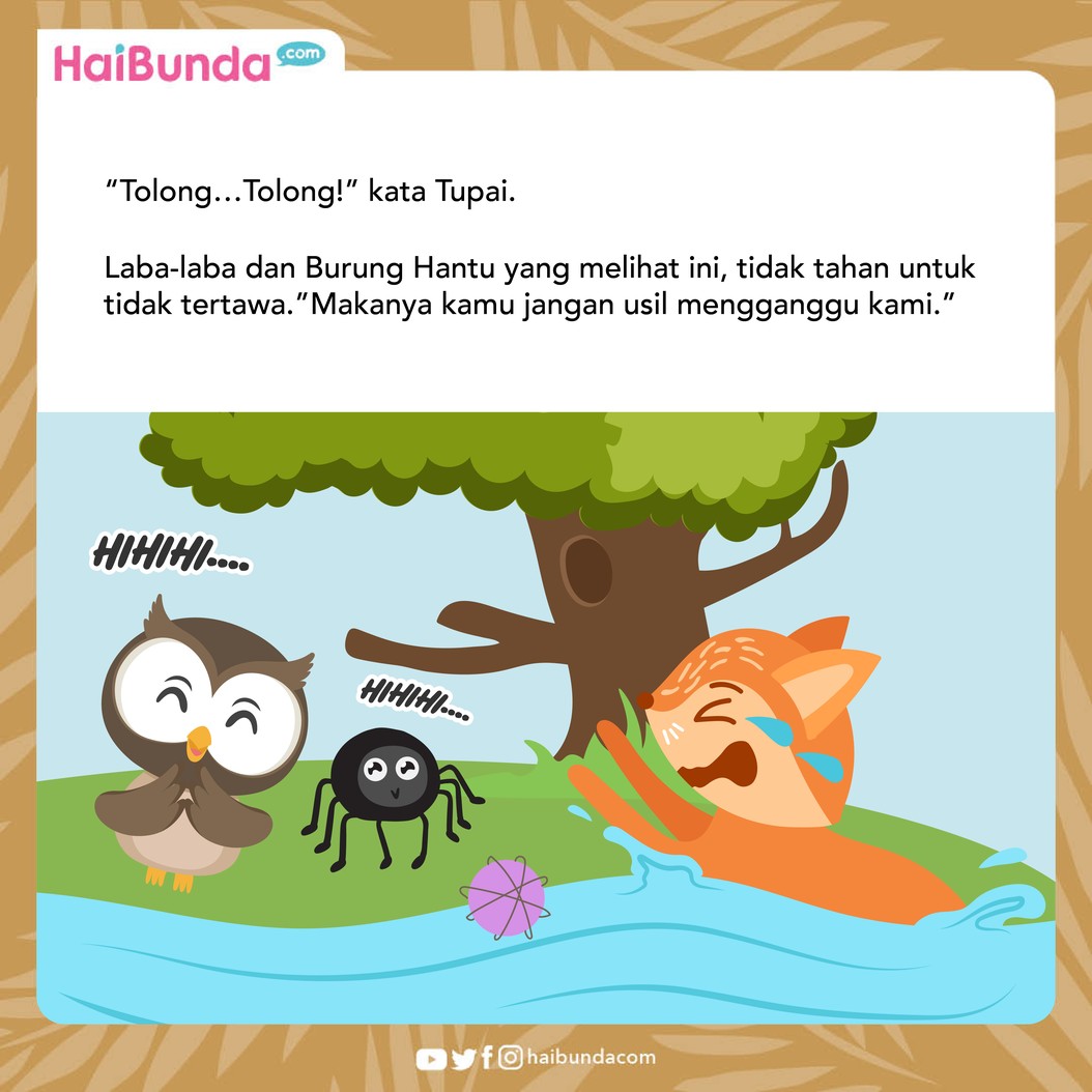 Cerita Fabel Tupai Usil Tidak Punya Teman