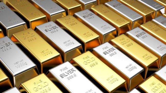 Harga jual emas Antam berada di posisi Rp1,084 juta per gram pada Jumat (14/4). Harga emas melonjak Rp9.000 dari Rp1,075 juta pada perdagangan sebelumnya.