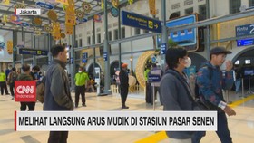 VIDEO: Melihat Langsung Arus Mudik di Stasiun Pasar Senen