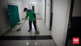 FOTO: Kamar Penginapan untuk Pemudik di Terminal Pulogebang