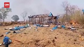 VIDEO: 100 Orang Termasuk Anak-anak Tewas Diserang Militer Myanmar