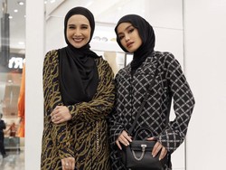 Ide Padu Padan Outfit dan Hijab ala Zaskia Sungkar dan Sashfir untuk Lebaran