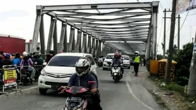 Jembatan Wampu di Kabupaten Langkat, Sumatera Utara siap digunakan mulai Minggu (16/4) menjelang mudik Lebaran 2023.
