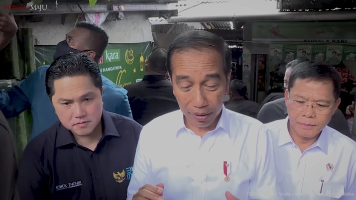 Keterangan Pers Presiden Jokowi Saat Kunjungi Pasar Pal Tugu, Depok, 13 April 2023