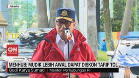 VIDEO: Menhub: Mudik Lebih Awal Dapat Diskon Tarif Tol