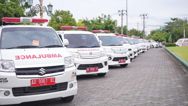 Pemkab Klaten menyiagakan 60 unit ambulans untuk mendukung pelayanan kesehatan selama arus mudik dan balik Lebaran 2023.