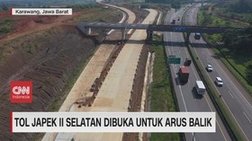 VIDEO: Tol Japek II Selatan Dibuka Untuk Arus Balik