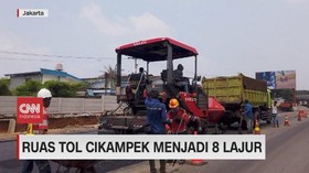VIDEO: Ruas Tol Cikampek Menjadi 8 Lajur