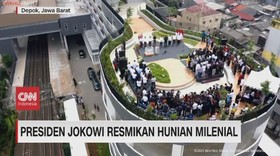 VIDEO: Presiden Jokowi Resmikan Hunian Milenial
