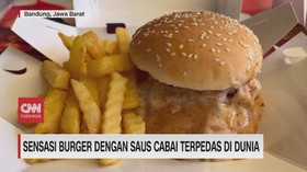 VIDEO: Sensasi Burger Dengan Saus Cabai Terpedas di Dunia