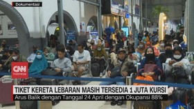 VIDEO: Tiket Kereta Lebaran Masih Tersedia 1 juta Kursi
