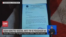 VIDEO: Badan Narkotika Nasional Minta THR ke Perusahaan Bus