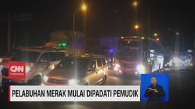VIDEO: Pelabuhan Merak Mulai Dipadati pemudik