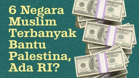 INFOGRAFIS: 6 Negara Muslim yang Paling Banyak Bantu Palestina