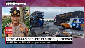 VIDEO: Perkembangan Kecelakaan Beruntun 8 Mobil di Tol Boyolali