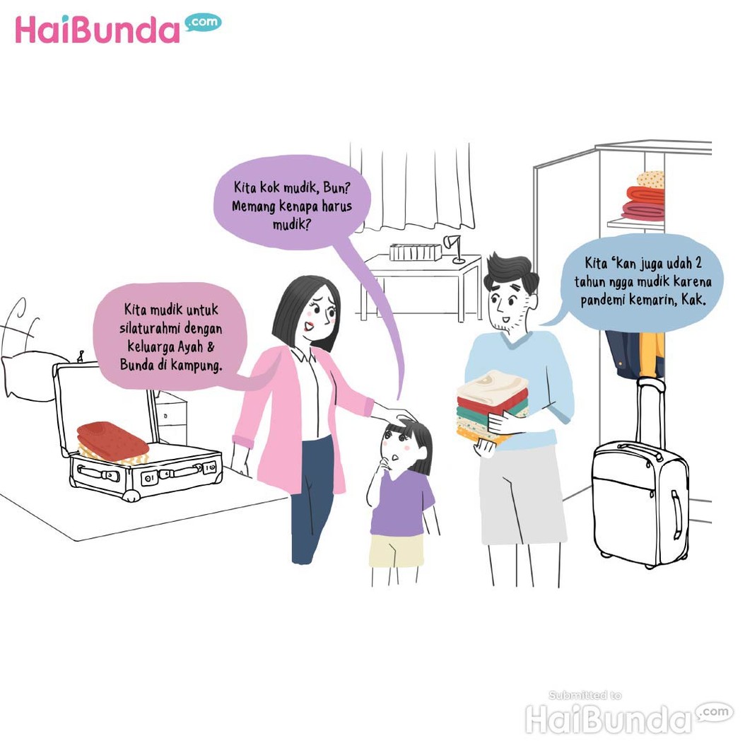 Komik Bunda: Horeee….Mudik!