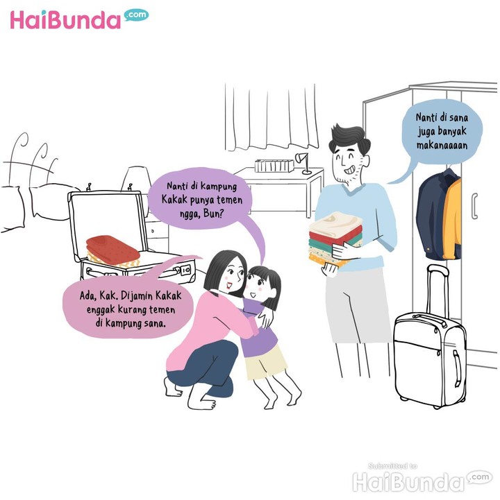 Komik Bunda: Horeee….Mudik!