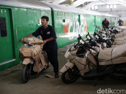PT KAI Daop Purwokerto Layani Angkut Motor Gratis Nataru, Simak Syaratnya