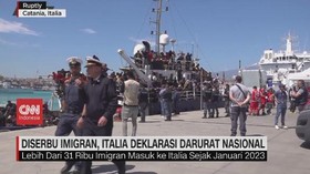 VIDEO: Diserbu Imigran, Italia Deklarasi Darurat Nasional