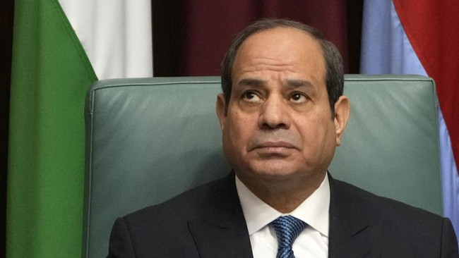 Presiden Mesir EL-Sisi usul pengungsi dari Gaza diungsikan ke wilayah gurun Negev di selatan Israel.