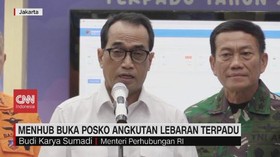 VIDEO: Menhub Buka Posko Angkutan Lebaran Terpadu