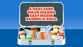 INFOGRAFIS: Catat! Obatan-obatan Ini Wajib Dibawa Jika Mudik Sama Anak