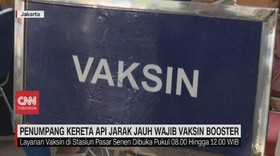 VIDEO: Penumpang Kereta Api Jarak Jauh Wajib Vaksin Booster