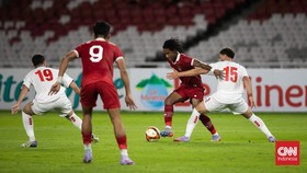 Ronaldo Meringis Kesakitan, Indonesia Unggul 1-0 atas Lebanon