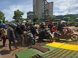 Pelabuhan Ciwandan Terpantau Sepi di H-2 Lebaran