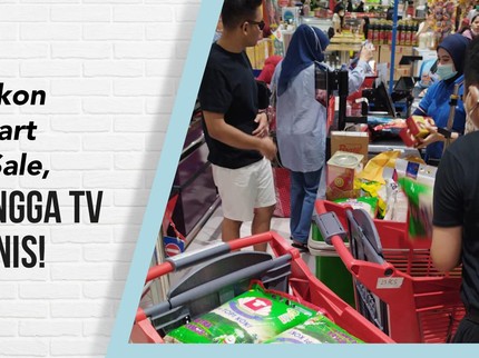 Banjir Diskon di Transmart Full Day Sale, Beras Hingga TV Laris Manis!
