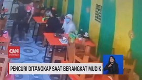 VIDEO: Pencuri Ditangkap Saat Berangkat Mudik
